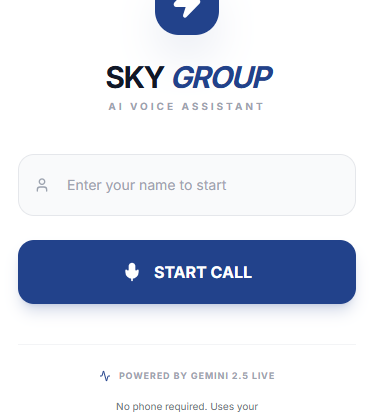 Meet Your New Digital Companion: Introducing the SKY Group AI Call Assistant
